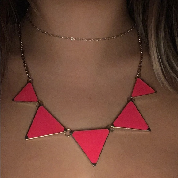 Pink statement necklace - Picture 4 of 4